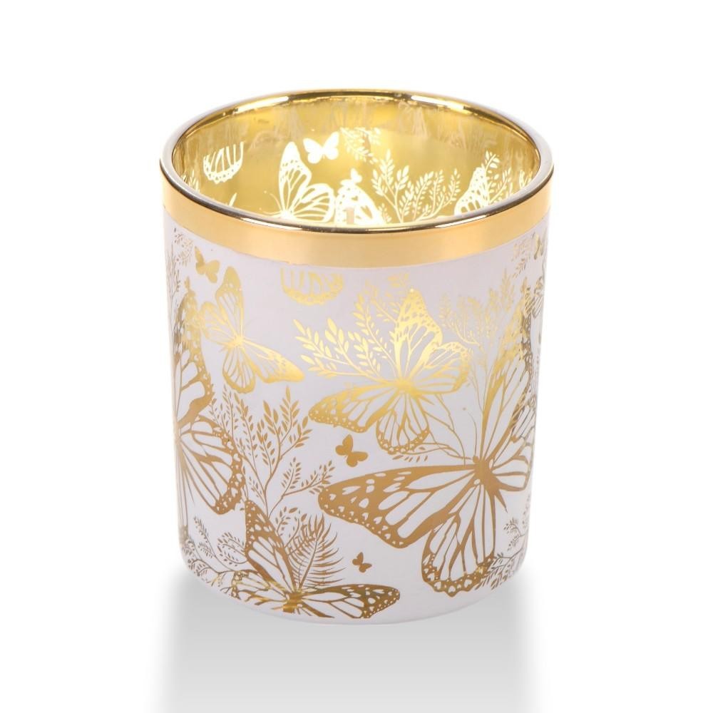 CANDELA GRANDE CON FARFALLE H.10X8